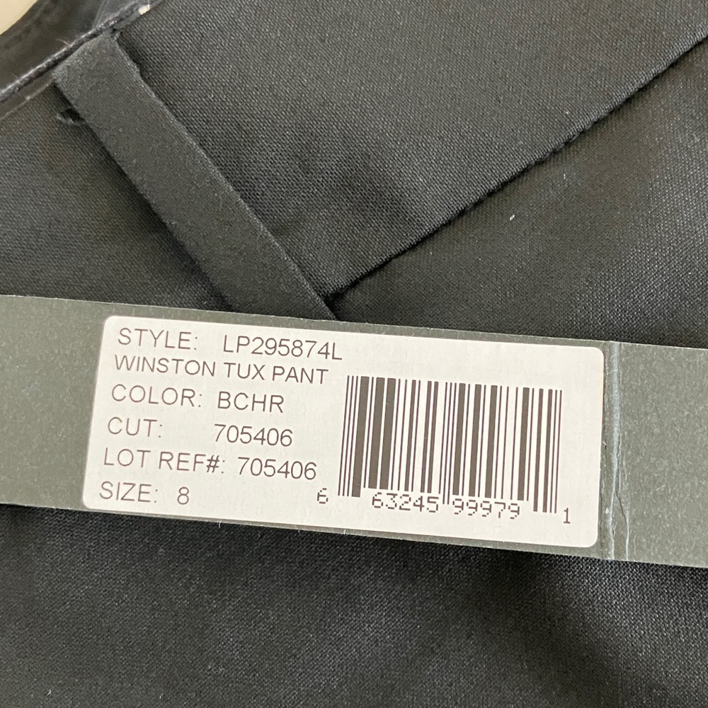 ELIZABETH AND JAMES Winston Tuxedo Pants Black w/Silver Stripe Women’s 8 NWT - Picture 11 of 11